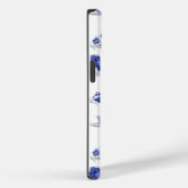 Blau und Weiß Koi Case-Mate iPhone Hülle (Rückseite / Rechts)