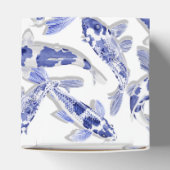 Blau und Weiß Koi Geschenkschachtel (Oben)