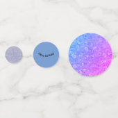 Blau und Weiß Konfetti (Vorderseiten)