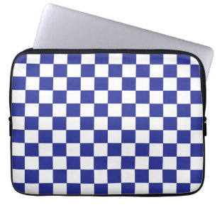 Blau und Weiß Laptopschutzhülle