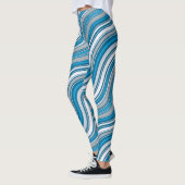 Blau und Weiß, Leggings (Links)