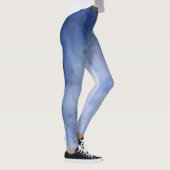 Blau und Weiß Leggings (Rechts)