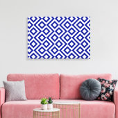 Blau und Weiß Leinwanddruck (Insitu (Wohnzimmer))