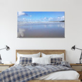 Blau und Weiß Leinwanddruck (Insitu (Schlafzimmer))