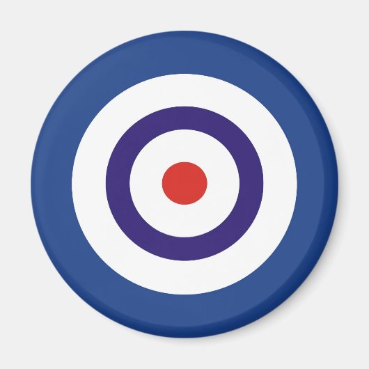 BLAU UND WEISS MAGNET (Vorne)