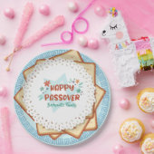 Blau und Weiß Matzah Jewish Holiday Passover Pappteller (Party)