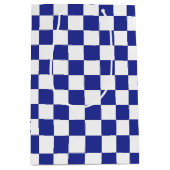 Blau und Weiß Mittlere Geschenktüte (Vorderseite)