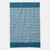 Blau und weiß Moderne Sharp Waves Geschirrtuch (Vertikal)