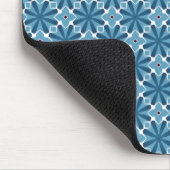 Blau und Weiß Mousepad (Ecke)