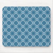 Blau und Weiß Mousepad (Vorne)
