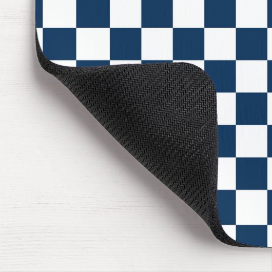 Blau und Weiß Mousepad (Ecke)