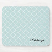 Blau und Weiß Mousepad (Vorne)