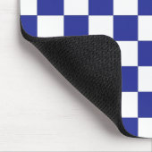 Blau und Weiß Mousepad (Ecke)