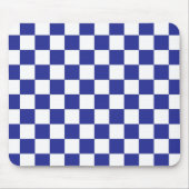 Blau und Weiß Mousepad (Vorne)