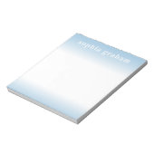 Blau und Weiß Notizblock (Rotiert)