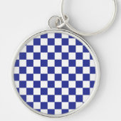 Blau und Weiß Schlüsselanhänger (Vorne)