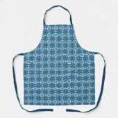 Blau und Weiß Schürze (Vorderseite)