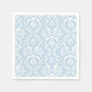Blau und Weiß Serviette