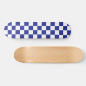 Blau und Weiß Skateboard (Horizontal)