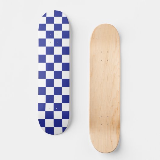 Blau und Weiß Skateboard (Vorderseite)