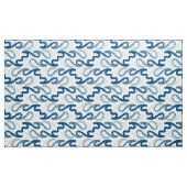 Blau und Weiß Stoff (Yard (91,4 cm))