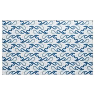 Blau und Weiß Stoff