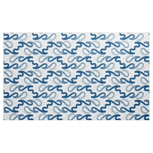 Blau und Weiß Stoff (Yard (91,4 cm))