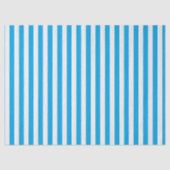Blau und Weiß Streifen Seidenpapier (Vorderseite)