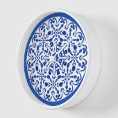 Blau und Weiß Talavera Two Uhr (Winkel)