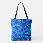 Blau und Weiß Tasche (Rückseite)