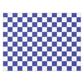 Blau und Weiß Tischdecke (Vorderseite (Horizontal))
