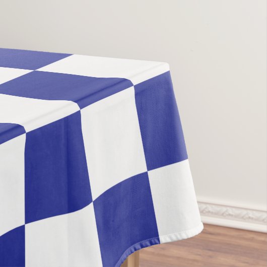 Blau und Weiß Tischdecke (Beispiel)