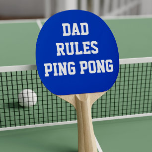 Blau und Weiß Vater Ping Paddel Tischtennis Schläger