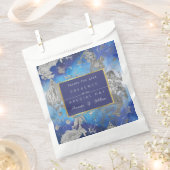 Blau und Weiß, Vintag Geschenktütchen (Ausgeschnitten)