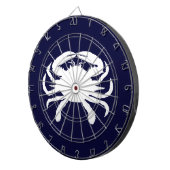 Blau und Weiße Krebsform Dartscheibe (Vorderseite rechts)