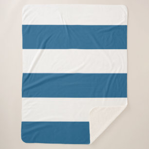 Blau und weiße Streifen auf einem Schiff Sherpadecke
