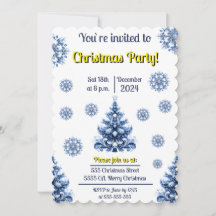 Blau und weiße Weihnachten