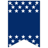 Blau- und Weißsternfahne Wimpelkette (Zweite Fahne)