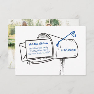 Blau unsere neue E-Mail-Box bewegen