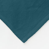 Blau unter dem Meeresdolphin Fleecedecke (Ecke)
