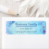 Blau unter dem Namen der Meeresfamilie (Insitu)