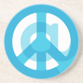 Blau-@ Untersetzer (Vorne)