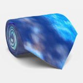 Blau verblaßt die Krawatte der Männer (Gerollt)