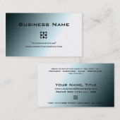 Blau verblaßt Visitenkarten Design1 Visitenkarte (Vorne/Hinten)
