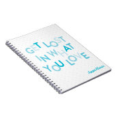 Blau verlieren in Ihrer Liebe Notebook Notizblock (Rechte Seite)