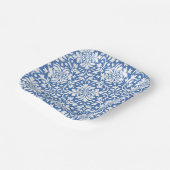 Blau-Verzierte Damaskus-Tile Pappteller (Gewinkelt)