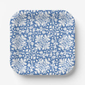 Blau-Verzierte Damaskus-Tile Pappteller (Vorderseite)