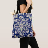 Blau Vintag: Elegantes, nahtloses Muster. Tasche (Von Nahem)