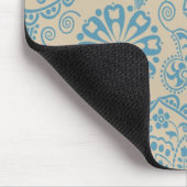 blau vintage mousepad (Ecke)