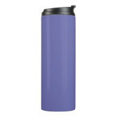Blau Violett Solid Color Thermosbecher (Nach links gedreht)